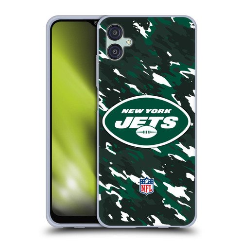 NFL New York Jets Logo Camou Soft Gel Case for Samsung Galaxy M04 5G / A04e