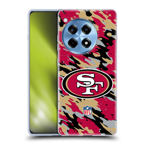 NFL San Francisco 49Ers Logo Camou Soft Gel Case for OnePlus 12R
