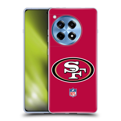 NFL San Francisco 49Ers Logo Plain Soft Gel Case for OnePlus 12R
