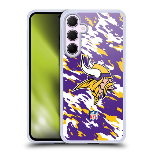 NFL Minnesota Vikings Logo Camou Soft Gel Case for Samsung Galaxy A35 5G NFL Minnesota Vikings Logo Camou Soft Gel Case for Samsung Galaxy A35 5G