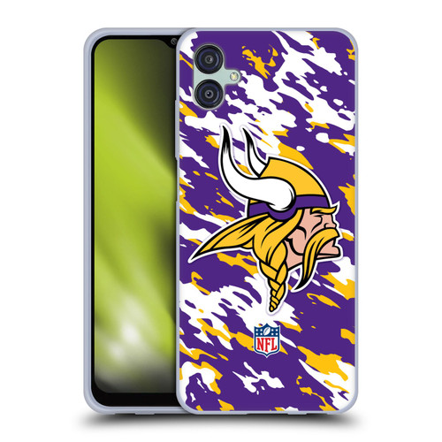 NFL Minnesota Vikings Logo Camou Soft Gel Case for Samsung Galaxy M04 5G / A04e