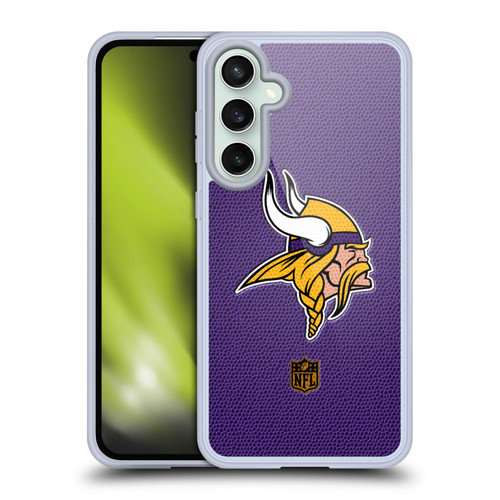 NFL Minnesota Vikings Logo Football Soft Gel Case for Samsung Galaxy S23 FE 5G
