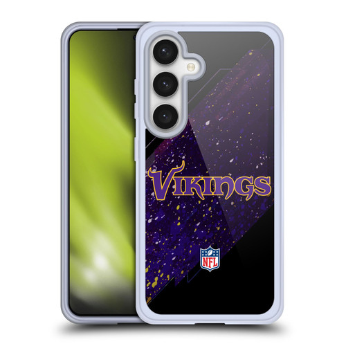 NFL Minnesota Vikings Logo Blur Soft Gel Case for Samsung Galaxy S24 5G