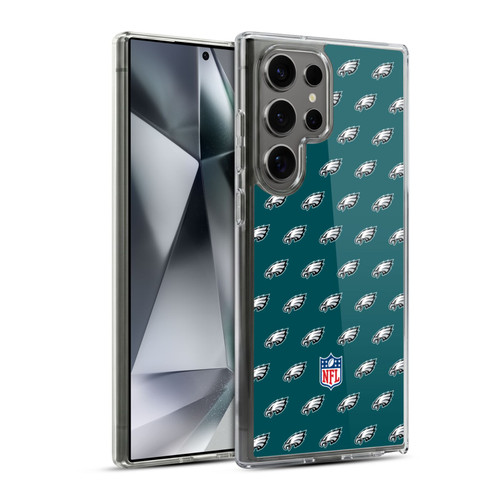 NFL Philadelphia Eagles Artwork Patterns Soft Gel Case for Samsung Galaxy S24 Ultra 5G