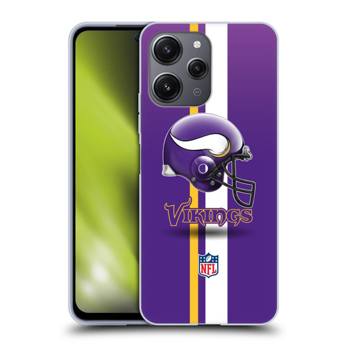 NFL Minnesota Vikings Logo Helmet Soft Gel Case for Xiaomi Redmi 12