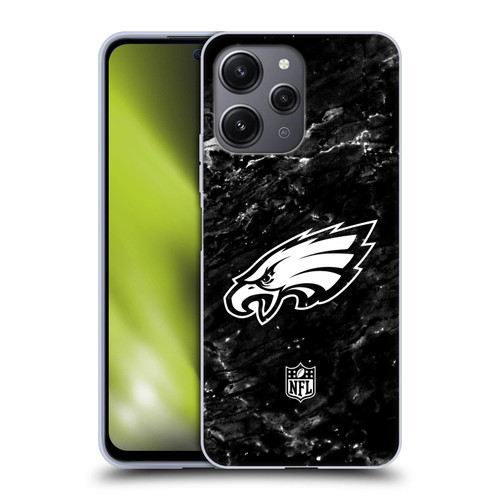 NFL Philadelphia Eagles Artwork Marble Soft Gel Case for Xiaomi Redmi 12