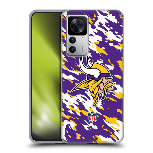 NFL Minnesota Vikings Logo Camou Soft Gel Case for Xiaomi 12T 5G / 12T Pro 5G / Redmi K50 Ultra 5G