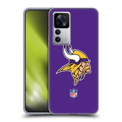 NFL Minnesota Vikings Logo Plain Soft Gel Case for Xiaomi 12T 5G / 12T Pro 5G / Redmi K50 Ultra 5G