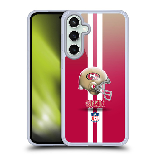 NFL San Francisco 49Ers Logo Helmet Soft Gel Case for Samsung Galaxy S23 FE 5G