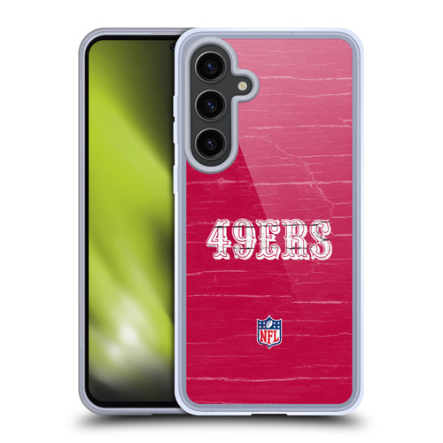 NFL San Francisco 49Ers Logo Distressed Look Soft Gel Case for Samsung Galaxy S24+ 5G NFL San Francisco 49Ers Logo Distressed Look Soft Gel Case for Samsung Galaxy S24+ 5G