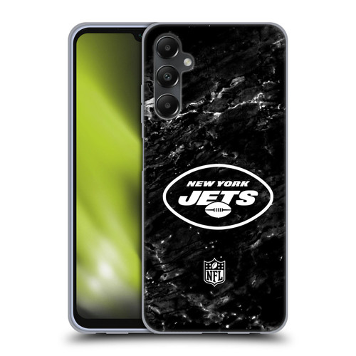 NFL New York Jets Artwork Marble Soft Gel Case for Samsung Galaxy A05s
