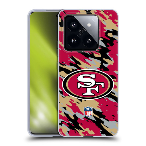 NFL San Francisco 49Ers Logo Camou Soft Gel Case for Xiaomi 14 Pro