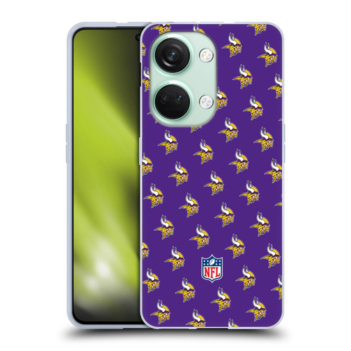 NFL Minnesota Vikings Artwork Patterns Soft Gel Case for OnePlus Nord 3 5G