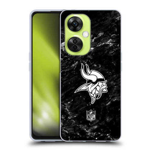 NFL Minnesota Vikings Artwork Marble Soft Gel Case for OnePlus Nord CE 3 Lite 5G