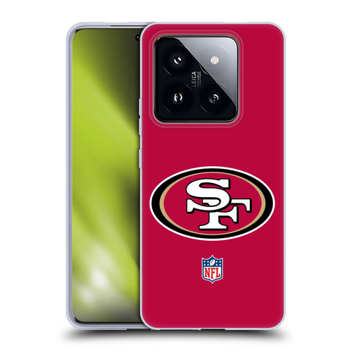 NFL San Francisco 49Ers Logo Plain Soft Gel Case for Xiaomi 14 Pro