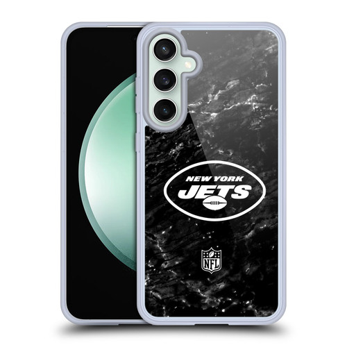 NFL New York Jets Artwork Marble Soft Gel Case for Samsung Galaxy S23 FE 5G
