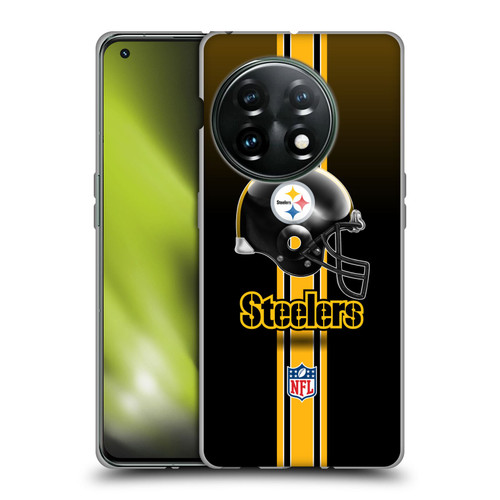 NFL Pittsburgh Steelers Logo Helmet Soft Gel Case for OnePlus 11 5G