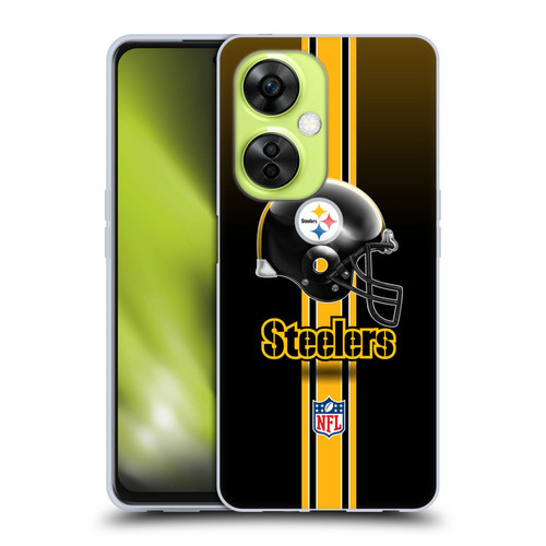 NFL Pittsburgh Steelers Logo Helmet Soft Gel Case for OnePlus Nord CE 3 Lite 5G