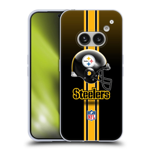 NFL Pittsburgh Steelers Logo Helmet Soft Gel Case for Nothing Phone (2a)