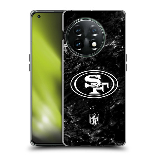NFL San Francisco 49ers Artwork Marble Soft Gel Case for OnePlus 11 5G