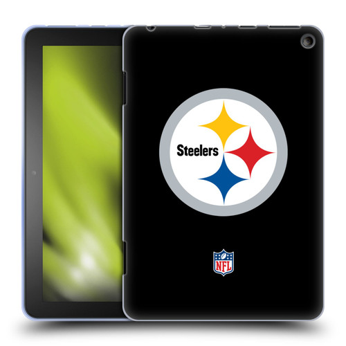 NFL Pittsburgh Steelers Logo Plain Soft Gel Case for Amazon Fire HD 8/Fire HD 8 Plus 2020