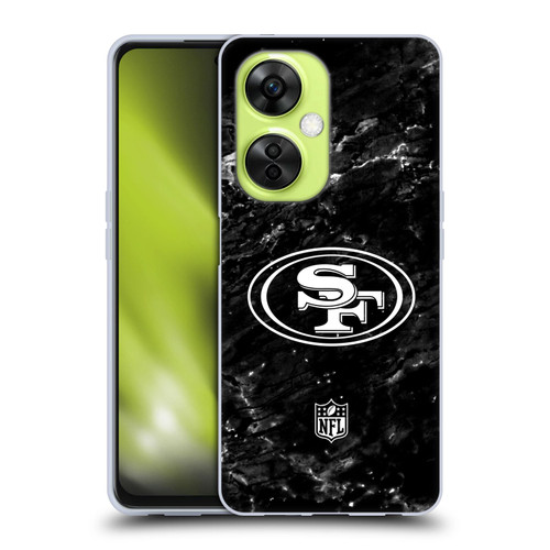 NFL San Francisco 49ers Artwork Marble Soft Gel Case for OnePlus Nord CE 3 Lite 5G