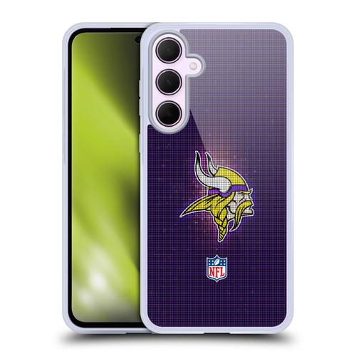 NFL Minnesota Vikings Artwork LED Soft Gel Case for Samsung Galaxy A35 5G