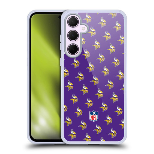 NFL Minnesota Vikings Artwork Patterns Soft Gel Case for Samsung Galaxy A35 5G