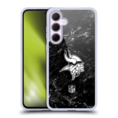 NFL Minnesota Vikings Artwork Marble Soft Gel Case for Samsung Galaxy A35 5G