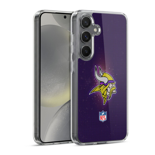 NFL Minnesota Vikings Artwork LED Soft Gel Case for Samsung Galaxy S24 5G