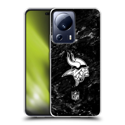 NFL Minnesota Vikings Artwork Marble Soft Gel Case for Xiaomi 13 Lite 5G