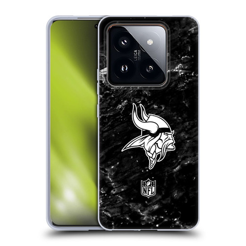 NFL Minnesota Vikings Artwork Marble Soft Gel Case for Xiaomi 14 Pro