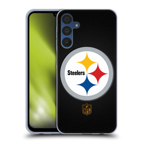 NFL Pittsburgh Steelers Logo Football Soft Gel Case for Samsung Galaxy A15