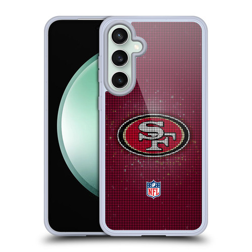 NFL San Francisco 49ers Artwork LED Soft Gel Case for Samsung Galaxy S23 FE 5G