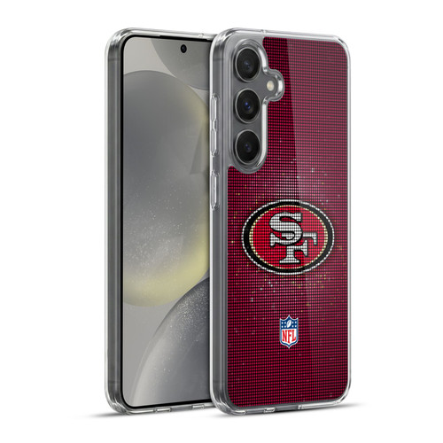 NFL San Francisco 49ers Artwork LED Soft Gel Case for Samsung Galaxy S24+ 5G