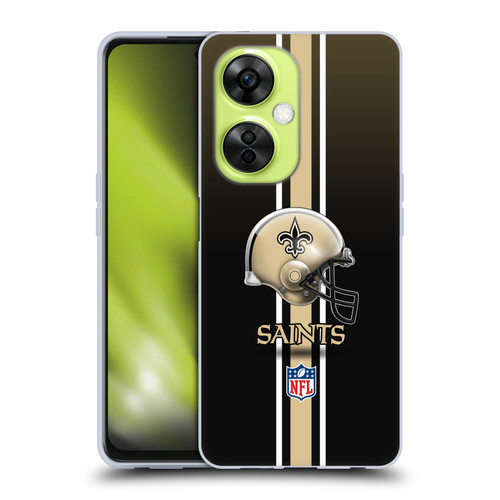 NFL New Orleans Saints Logo Helmet Soft Gel Case for OnePlus Nord CE 3 Lite 5G