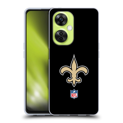 NFL New Orleans Saints Logo Plain Soft Gel Case for OnePlus Nord CE 3 Lite 5G