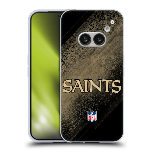NFL New Orleans Saints Logo Blur Soft Gel Case for Nothing Phone (2a)