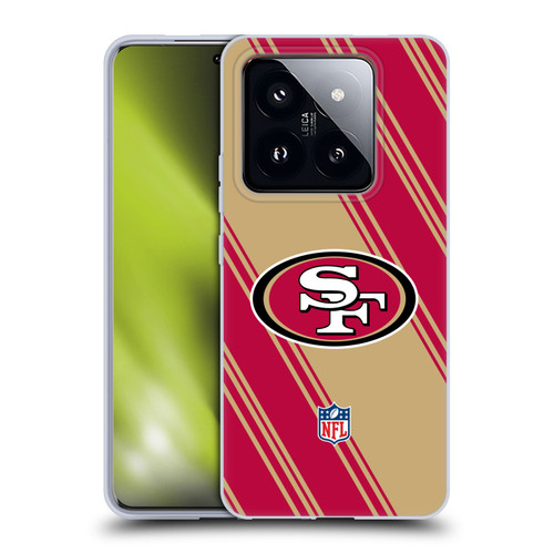 NFL San Francisco 49ers Artwork Stripes Soft Gel Case for Xiaomi 14 Pro