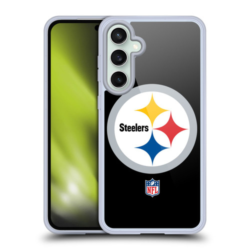 NFL Pittsburgh Steelers Logo Plain Soft Gel Case for Samsung Galaxy S23 FE 5G