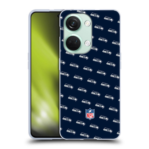 NFL Seattle Seahawks Artwork Patterns Soft Gel Case for OnePlus Nord 3 5G