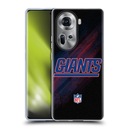 NFL New York Giants Logo Blur Soft Gel Case for OPPO Reno11
