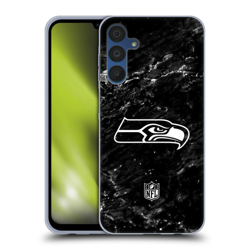 NFL Seattle Seahawks Artwork Marble Soft Gel Case for Samsung Galaxy A15 NFL Seattle Seahawks Artwork Marble Soft Gel Case for Samsung Galaxy A15