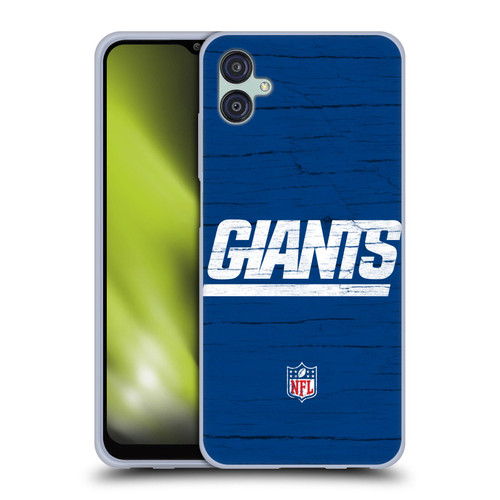 NFL New York Giants Logo Distressed Look Soft Gel Case for Samsung Galaxy M04 5G / A04e