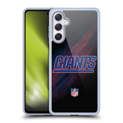 NFL New York Giants Logo Blur Soft Gel Case for Samsung Galaxy M54 5G