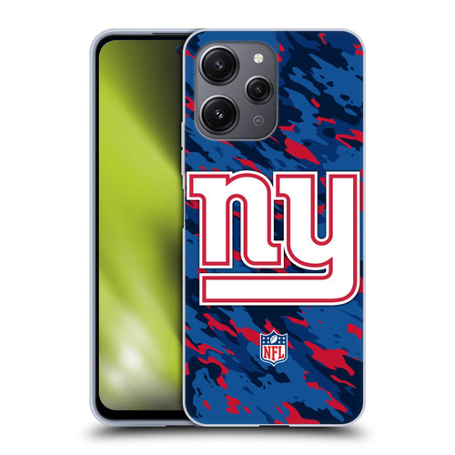 NFL New York Giants Logo Camou Soft Gel Case for Xiaomi Redmi 12