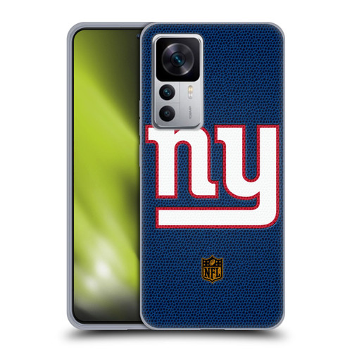 NFL New York Giants Logo Football Soft Gel Case for Xiaomi 12T 5G / 12T Pro 5G / Redmi K50 Ultra 5G