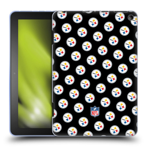 NFL Pittsburgh Steelers Artwork Patterns Soft Gel Case for Amazon Fire HD 8/Fire HD 8 Plus 2020