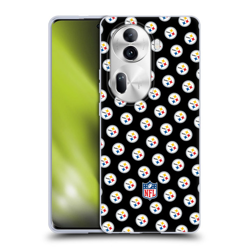 NFL Pittsburgh Steelers Artwork Patterns Soft Gel Case for OPPO Reno11 Pro