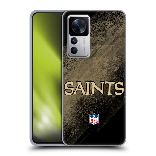 NFL New Orleans Saints Logo Blur Soft Gel Case for Xiaomi 12T 5G / 12T Pro 5G / Redmi K50 Ultra 5G